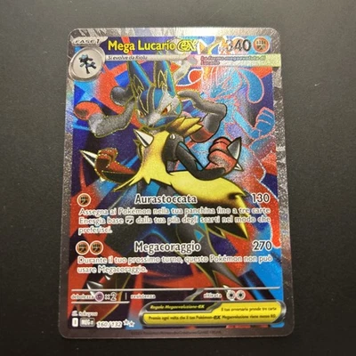 Mega Lucario Ex - 160/132 -Mega Evoluzioni- FULL ART-Pokemon-ITA-MINT - Immagine 1 di 4