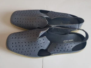 Hotter Comfort Concept Saffron Blue Cut-Out Slingback Loafers Shoes Size 7 - Picture 1 of 7