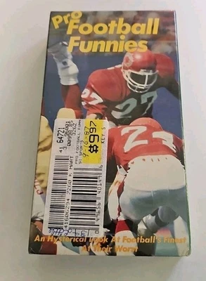 Pro Football Funnies VHS SEALED Simitar NFL VTG  - Image 1 of 4
