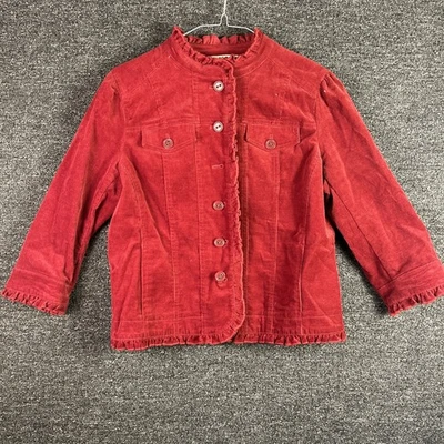 Женская замшевая куртка Julie Mitchell Petite размер S на красной ржавой пуговице - Изображение 1 из 4