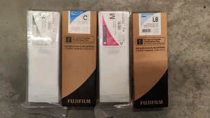 4x Genuine FUJIFILM DL-600 Ink Cartridges (700ml) - DL600 series - Picture 1 of 4