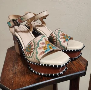 Damen L'Artiste by Spring Step Sandalen GOGETEM-BGEM Beige Mehrfarbig LEDER  - Bild 1 von 14
