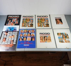 Vintage starres Werkzeug Pin-Up Girl Kalender 1969-2002 Menge 9 (zwei von 77-78 Jahren) - Bild 1 von 16