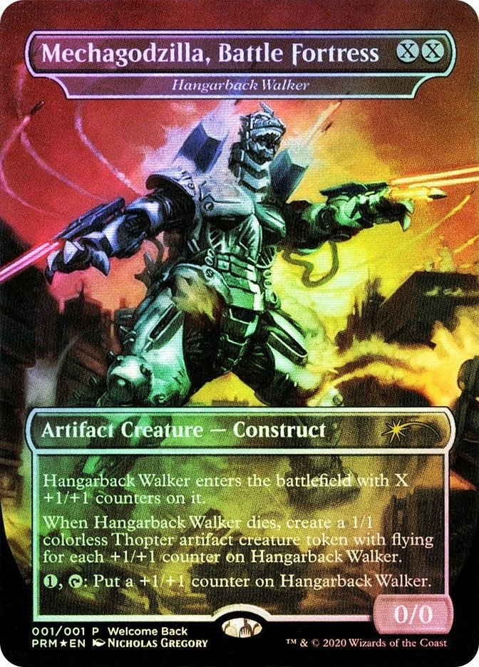 MTG FOIL Hangarback Walker (Welcome Back) (Mechagodzilla, Battle Fortress) - Image 1 of 1