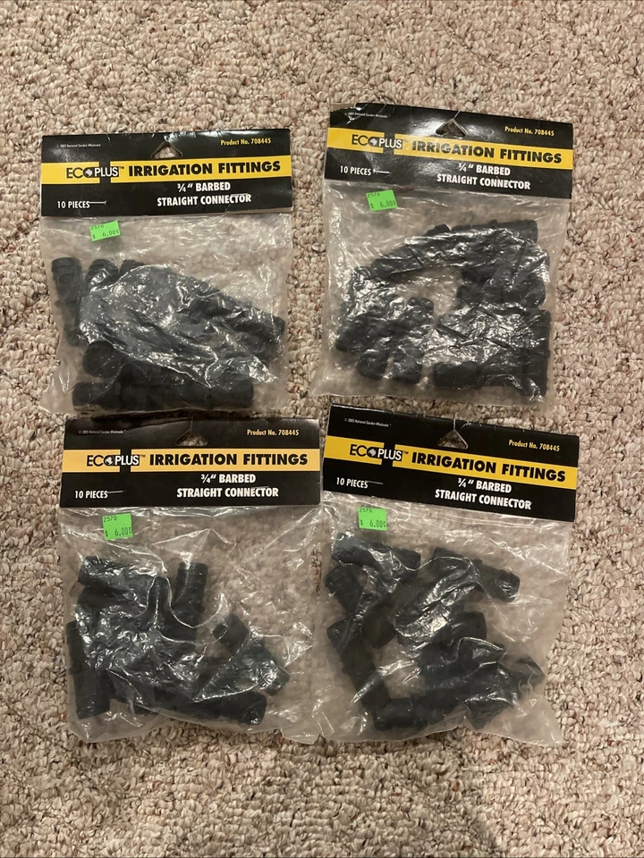 Eco Plus 3/4” Barbed Straight Connectors - Image 1 of 2