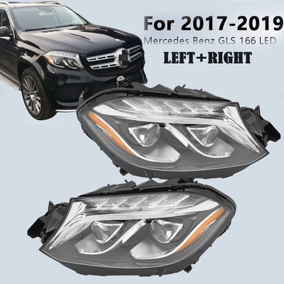 OE Replacement LED Headlight LH/ RH FOR 2017 2018 2019 Mercedes Benz GLS63 CA Foto 1 de 4