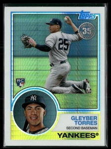 2018 Topps Update #147 Gleyber Torres Silver Pack 1983 - Picture 1 of 2