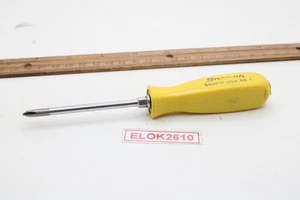 Destornillador de mango amarillo duro Snap-on SSDP31 #1 Phillips Tip 3" EE. UU. - Imagen 1 de 9