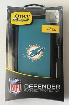 Otterbox Defender NFL Series Apple iPhone 6/6s Miami Dolphins - Image 1 of 4