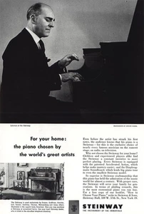 1952 Steinway Piano: Solomon Vintage Print Ad - Picture 1 of 1