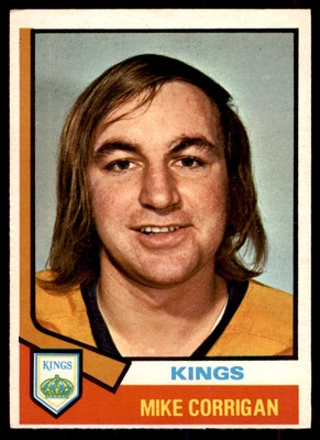1974-75 O-Pee-Chee Mike Corrigan Los Angeles Kings #37 - Image 1 of 2