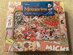 Rompecabezas Disney Mickey Mania 500 piezas marco de fotos recuerdos mágicos - Imagen 1 de 9