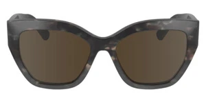 Longchamp LON 55mm Cat-Eye Textured Green Sunglasses - Picture 1 of 5