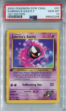 PSA 10 Pokemon 2000 1st Edition Sabrina's Gastly Gym Challenge 97 GEM MINT