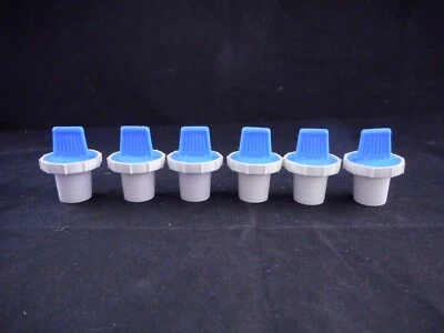 PYREX Plastic #22 Polyethylene Inner Joint Standard Taper Stopper 7624-22 6/CASE - Image 1 of 3