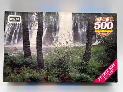 拼图拼图玫瑰艺术伯尼瀑布 CA 500 件全新未拆封复古见描述 — 第 1/4 张图片