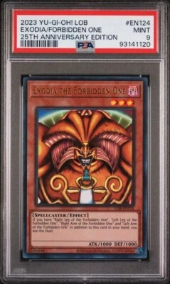 2023 Yu-Gi-Oh! LOB Exodia/Forbidden One 25th Anniversary Edt. #EN124 PSA 9 (72) - Image 1 of 2