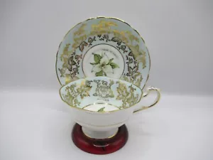 Paragon Flower Of Ontario Cup Saucer To Her Majesty The Queen England Bone China - Picture 1 of 19