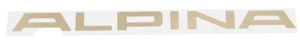 NEW ALPINA BMW E30 E34 B3 B6 B10 LOGO EMBLEM 360mm GOLD 5100224 FOIL STICKER - Picture 1 of 1