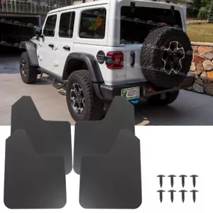 4X Guardabarros delanteros traseros para Jeep Wrangler Willys 4XE guardabarros guardabarros guardabarros - Imagen 1 de 8