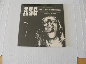 ASG "Rock Music From ASG's 3rd Album "Feelin Good Is Good Enough"Promo CD Sealed - Picture 1 of 4