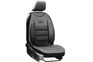 VAUXHALL VIVARO ALL MODELS DRIVER SEAT COVER MAT ARTIFICIAL LEATHER & FABRIC - Picture 1 of 8