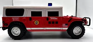 Tonka Fire Rescue Hummer Red/White 2000 - VG Cosmetic - NOT WORKING - Sold AS-IS - Picture 1 of 22