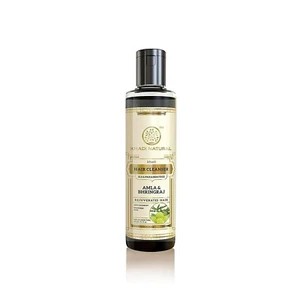 Khadi Natural Hair Cleanser Amla Bhringraj Anti Hair Fall Dandruff Shampoo 210ML - Picture 1 of 5