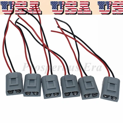 6Pcs Ignition Coil Wiring Harness Connector Plug For VOLVO 960 V90 V40 S90 USA Foto 1 de 4