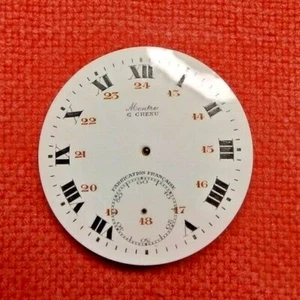 cadran rond montre MONTRE G CHENU fabrication francaise neuf - Imagen 1 de 2