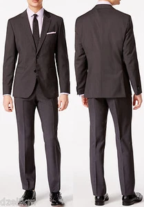 Tuta Hugo Boss Black Label by Hugo Boss micro modello extra slim fit nuova con etichette taglia 38S - Foto 1 di 12