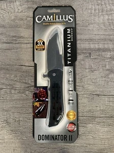 Camillus Titanium Dominator II EDC Tactical Folding Knife - NEW & VERY RARE - Picture 1 of 2