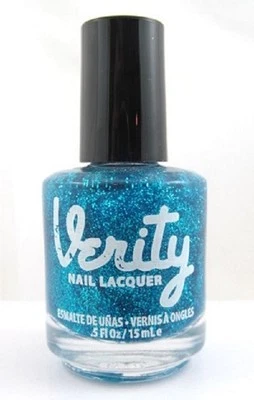 Verity Nail Lacquer, Sky Blue Glitter G05 - Image 1 of 2