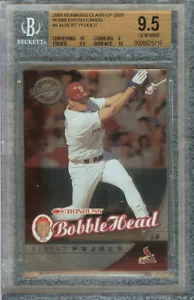 ALBERT PUJOLS 2001 DONRUSS CLASS OF 2001 BOBBLEHEAD CARD #5 BGS 9.5 - Picture 1 of 1