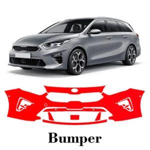 Front bumper PreCut PPF Paint Protection Film For KIA CEED 2018-2019 - Picture 1 of 7