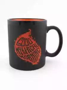 Good Mythical Morning Flame Coffee Mug Black and Orange (Discontinued) - Picture 1 of 1