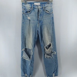 madre superior jeans mujer talla 26 el tomcat desgastado rasgado botón mosca - Imagen 1 de 7