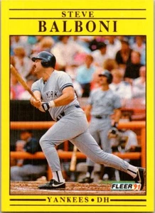 1991 Fleer #656 Steve Balboni - Picture 1 of 1