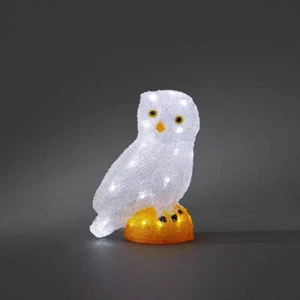 Konstsmide 6185-203 LED Acryl Figur Außen Garten Eule Leucht Deko Vogel Tier  - Bild 1 von 4