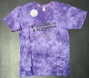 Small Unisex Wise Dyes Purple Tie Dyed Christian Tshirt Yeshua King of Israel - Picture 1 of 4