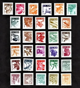 Brazil Stamps 1980-1985 Economic Resources Complete Set 31v All MNH CV$82 - Picture 1 of 1