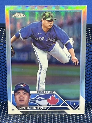 2023 Topps Chrome HYUN-JIN RYU Refractor Toronto Blue Jays - Image 1 of 2