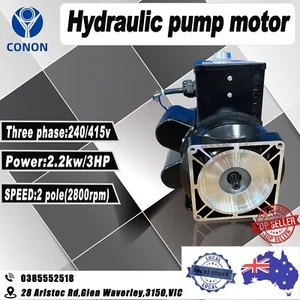 three phase 2.2kw 9 spins Hydraulic spline motor 2800rpm vehicle CAR lift hoist - Picture 1 of 10