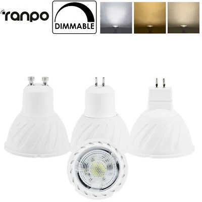 7W Dimmable GU10 MR16 GU5.3 220V LED Spotlight Bulb Cool Warm Neutral White Lamp - Image 1 of 4