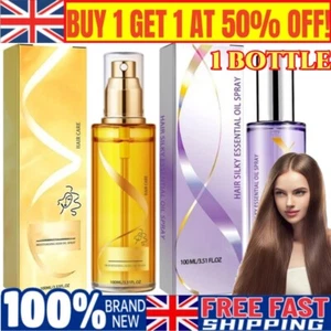 Silky Hair Care Oil Spray Moisturizing And Bbrightening Hair Care Oil Protein 🧩 - Picture 1 of 13