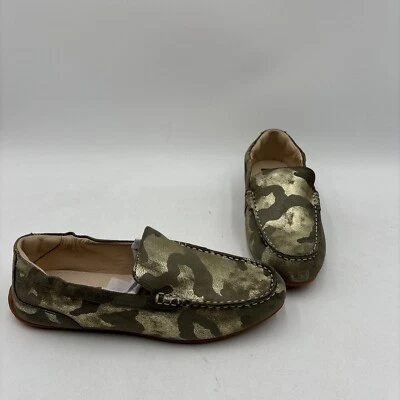 Hush Puppies Women's Cora Loafer Slip On Camo Metallic Suede Size 7W - Image 1 of 4