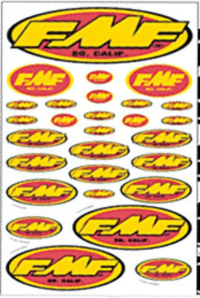 FMF Racing 014800 Assorted Sticker Sheet Foto 1 de 1