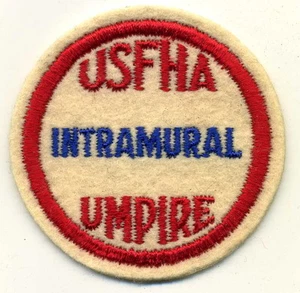 Vintage Field Hockey USFHA Intramural Umpire Patch 2.5" - Imagen 1 de 1