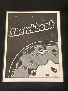 SKIZZENBUCH 1985 - SKIZZENBUCHKUNST VON LARRY C. NIBERT KLEINE PRESSE COMIC - Bild 1 von 2