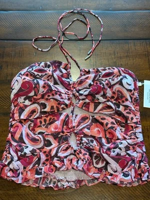 Magali Pascal: Sevres Top - Painted Paisley - Size Small - MSRP $295 - Image 1 of 4